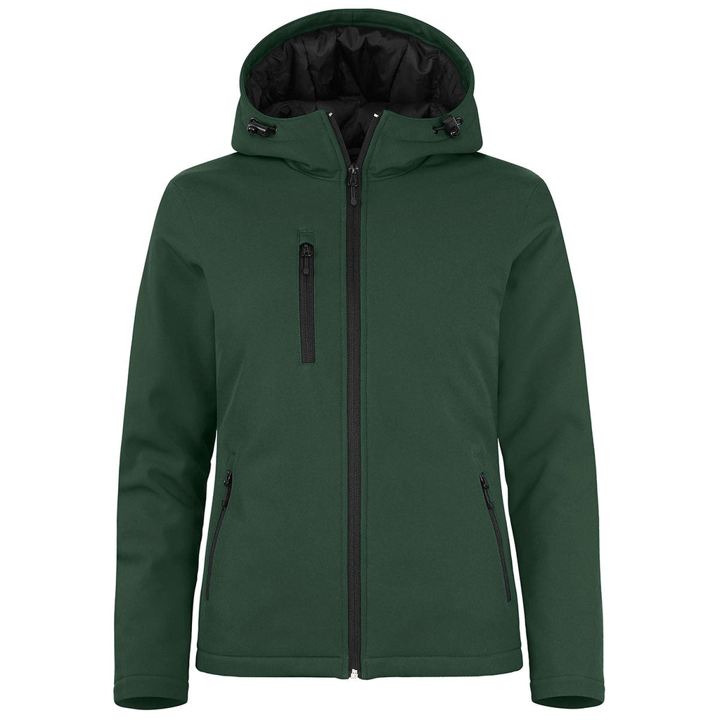 Clique Classic Clique Women's Bottle Green Equinox Insulated Softshell Jacket