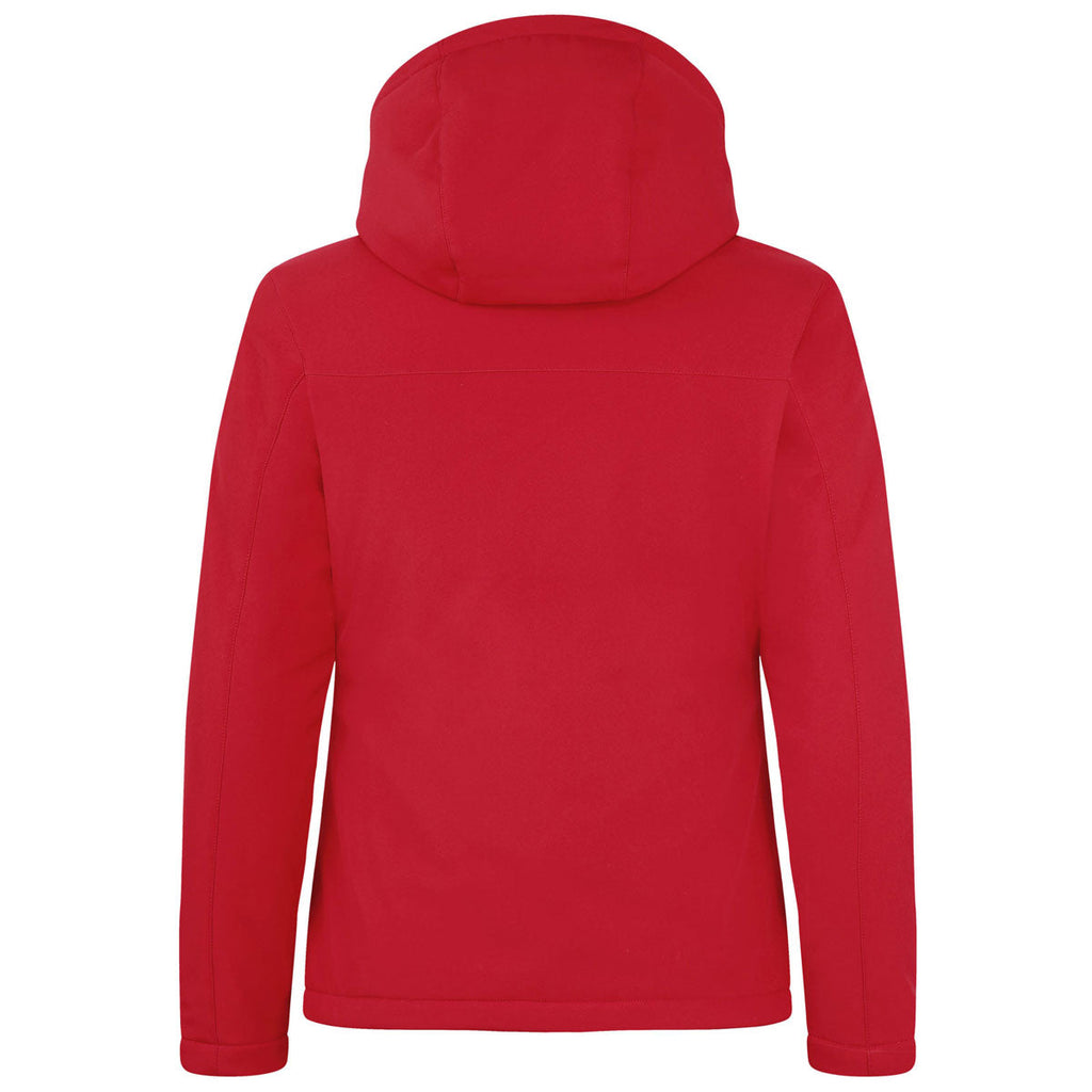 Clique Clique Women's Red Equinox Insulated Softshell Jacket