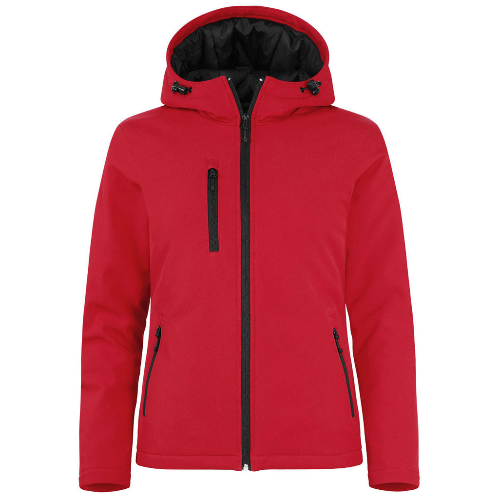 Clique Clique Women's Red Equinox Insulated Softshell Jacket