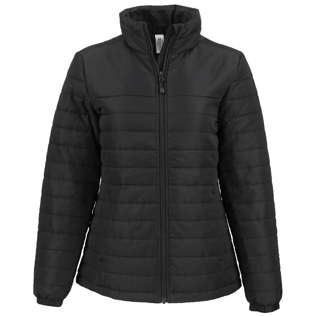 Clique Clique Women's Black Elevation Eco Full Zip Puffer Jacket