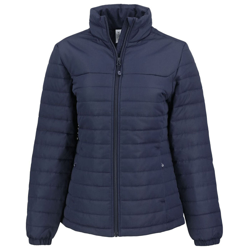Clique Clique Women's Dark Navy Elevation Eco Full Zip Puffer Jacket