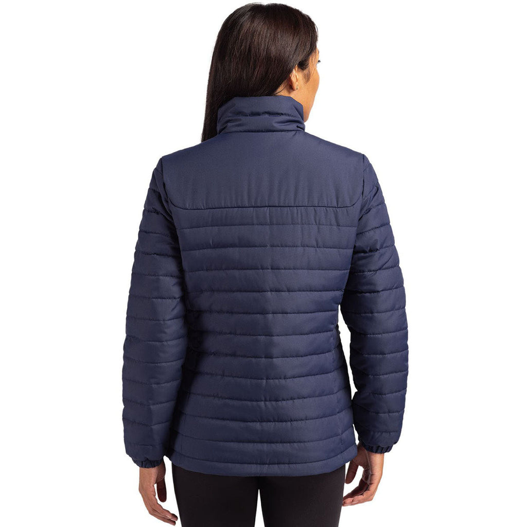 Clique Clique Women's Dark Navy Elevation Eco Full Zip Puffer Jacket