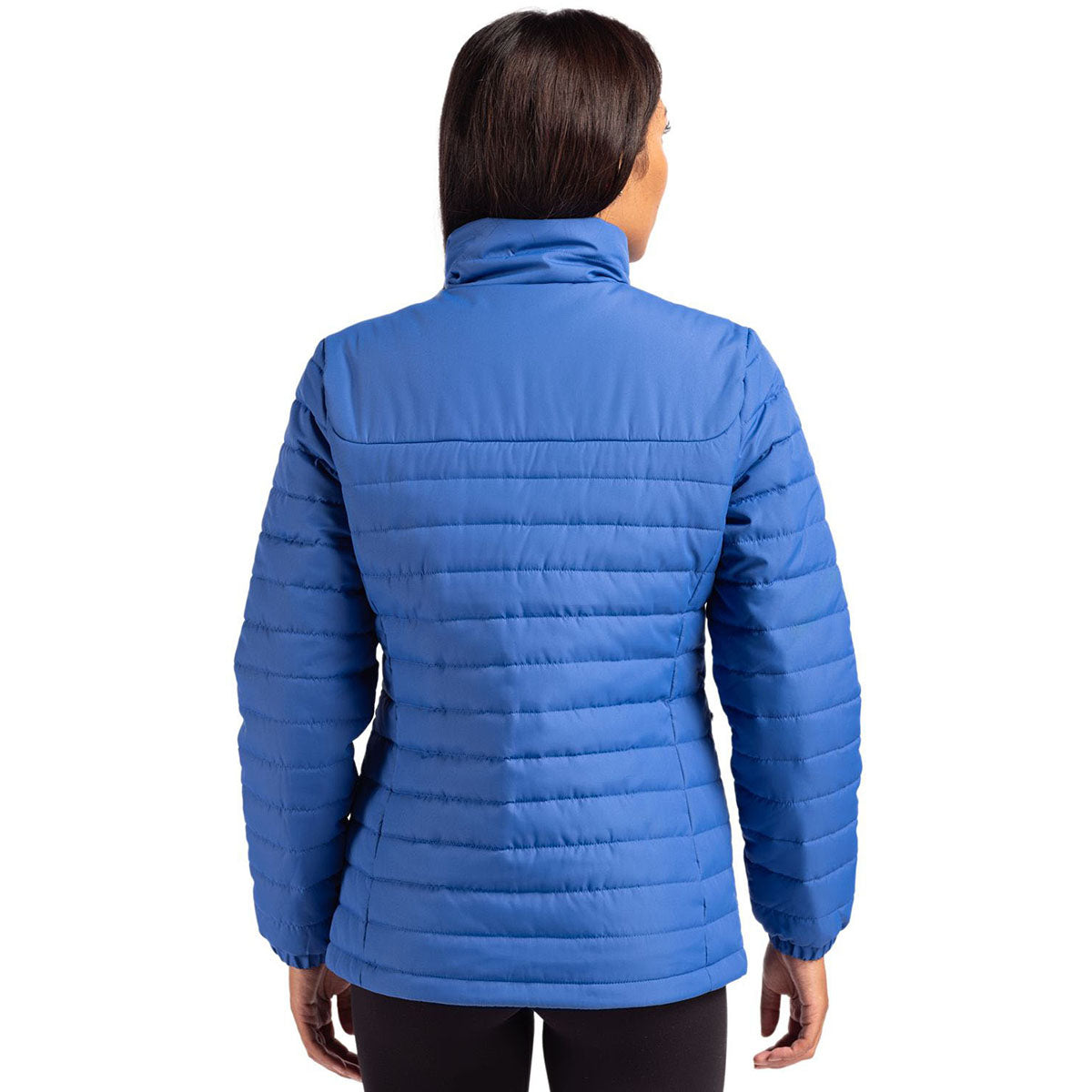 Clique Clique Women's Royal Blue Elevation Eco Full Zip Puffer Jacket