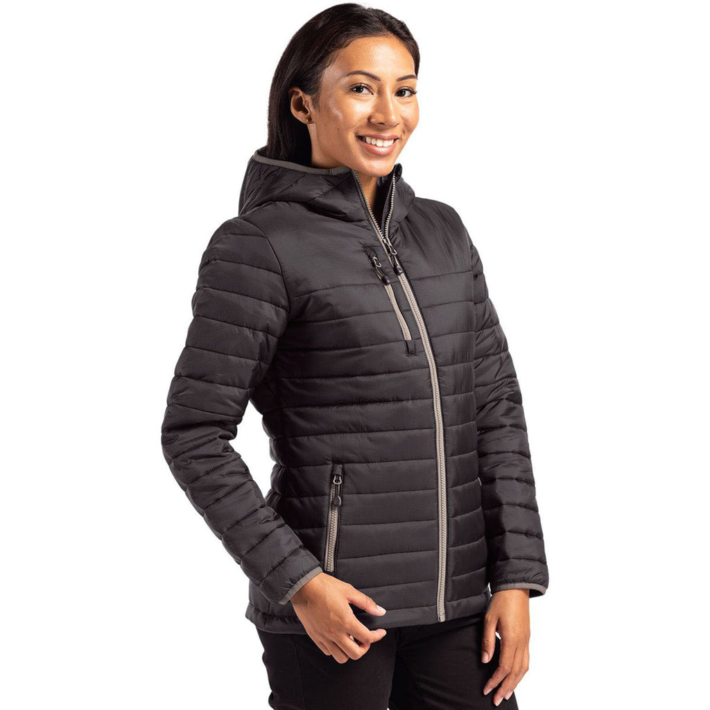 Clique Authentic Clique Women's Black Valhalla Full Zip Puffer Jacket