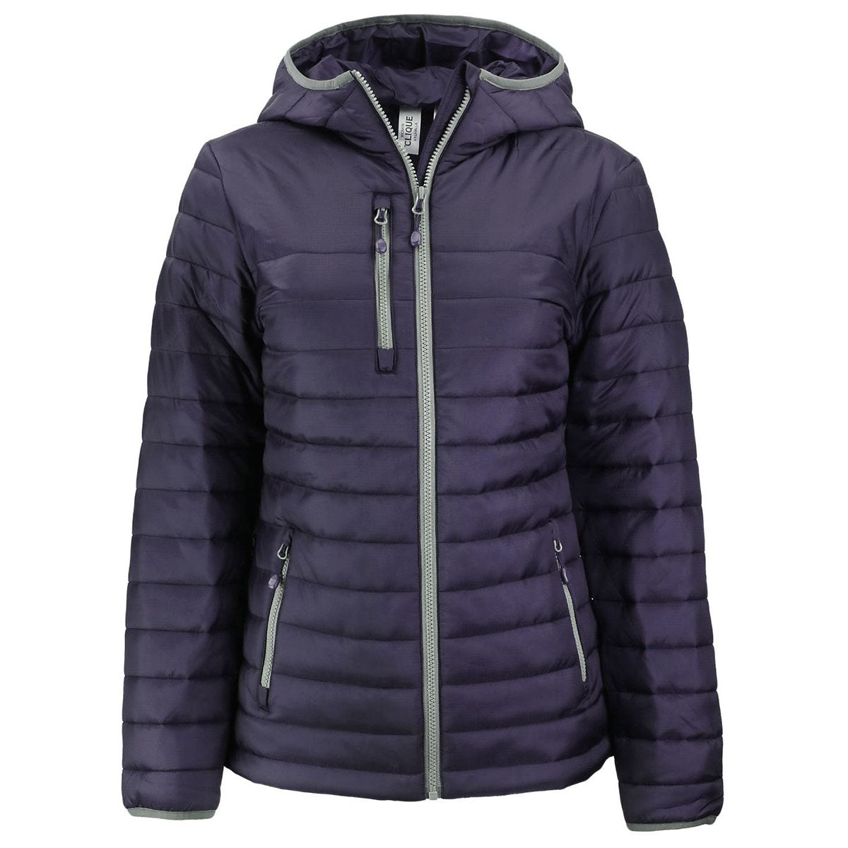 Clique Clique Women's Dark Navy Valhalla Full Zip Puffer Jacket