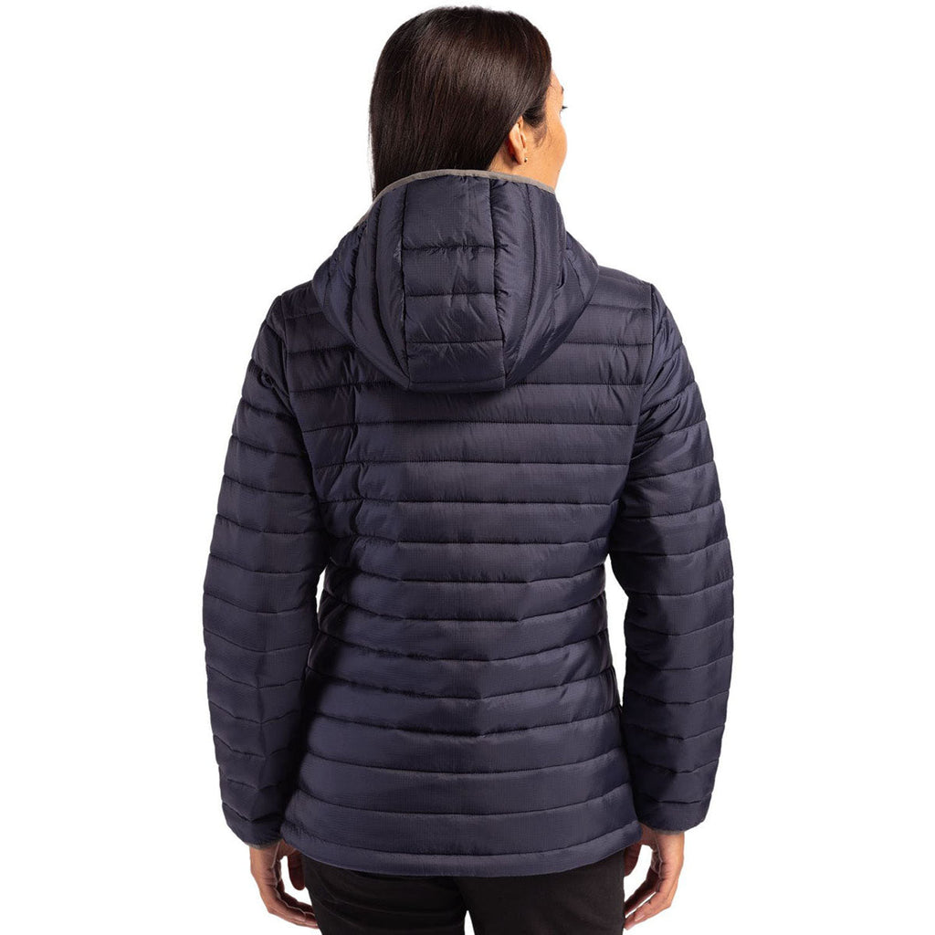 Clique Clique Women's Dark Navy Valhalla Full Zip Puffer Jacket