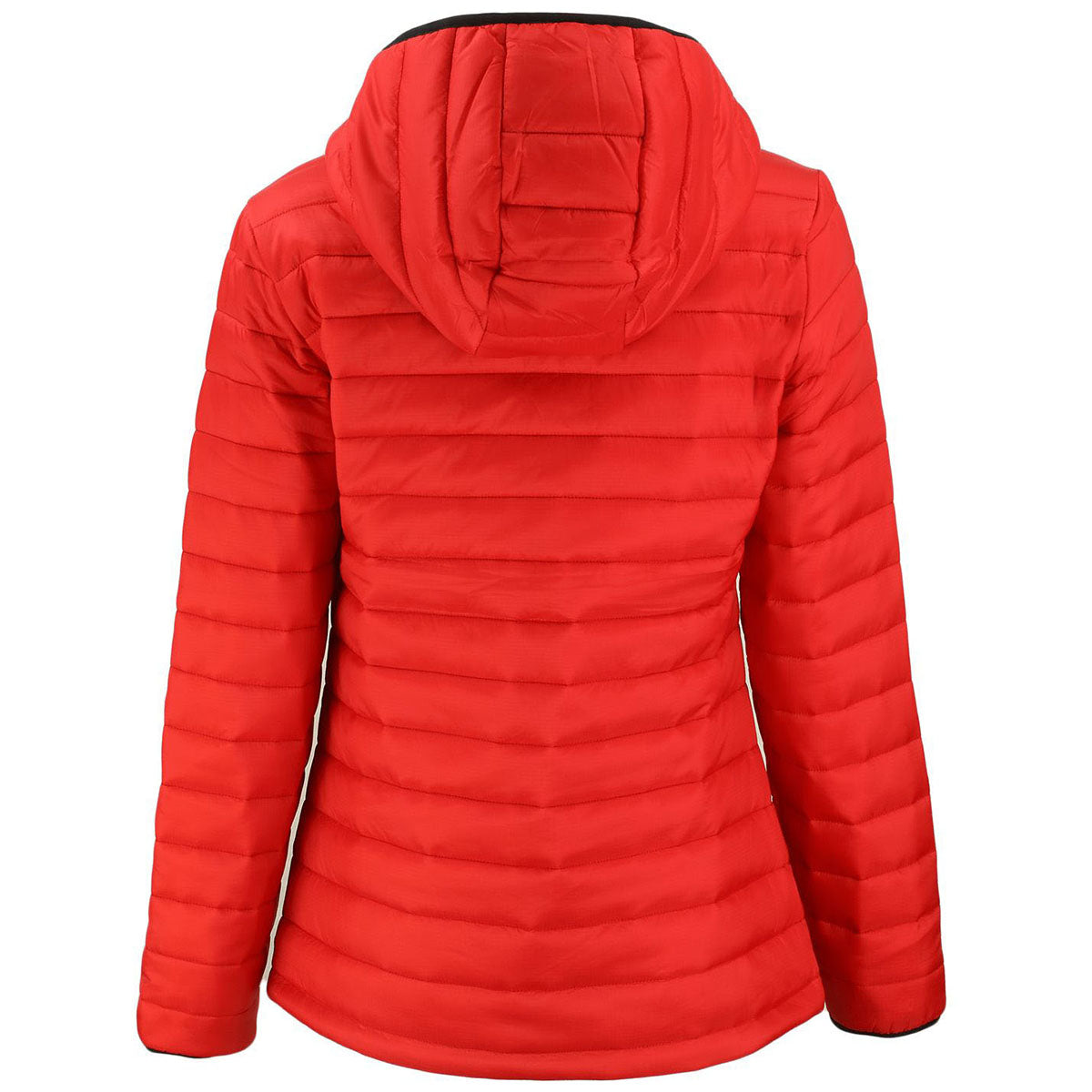 Clique Premium Clique Women's Red Valhalla Full Zip Puffer Jacket