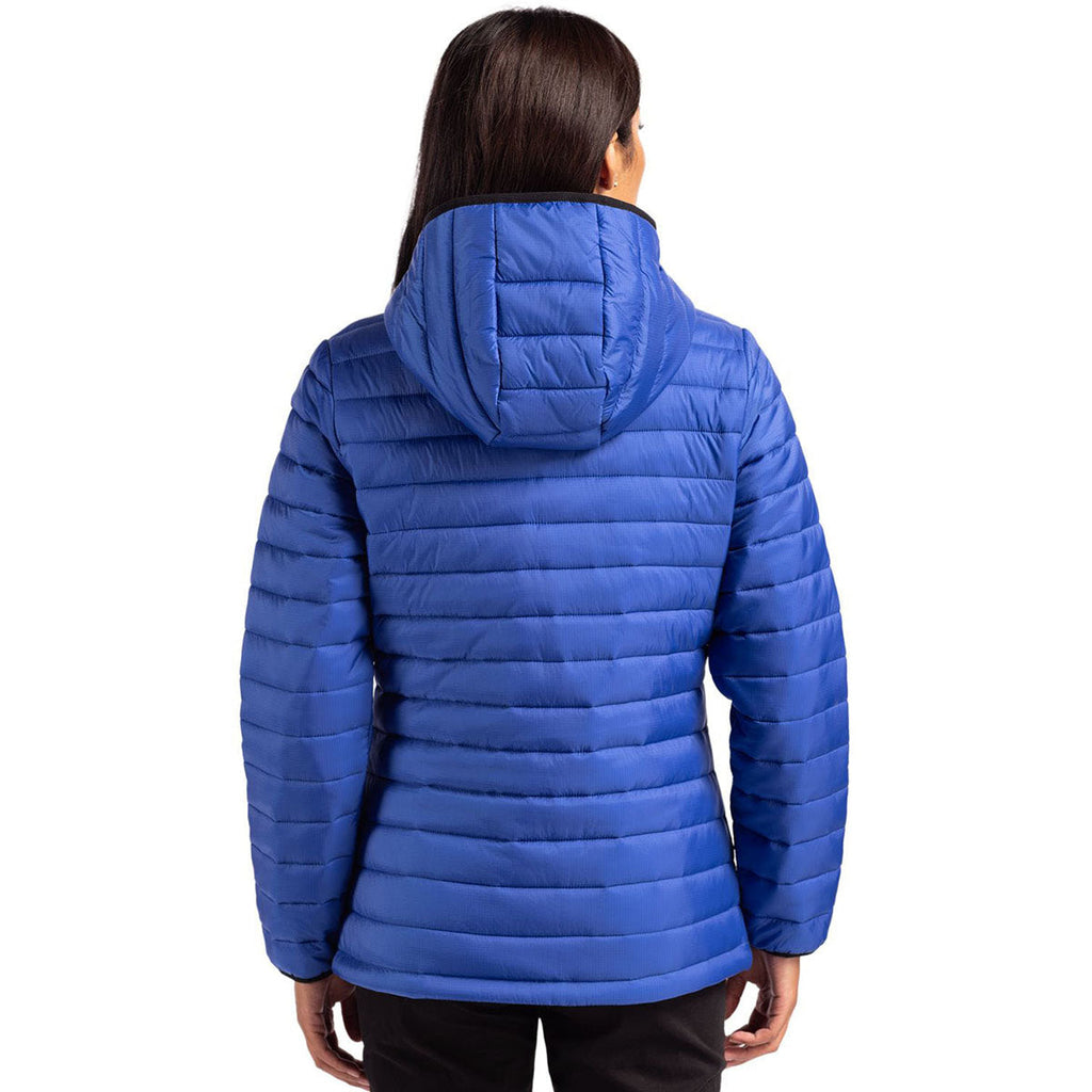 Clique Official Clique Women's Royal Blue Valhalla Full Zip Puffer Jacket