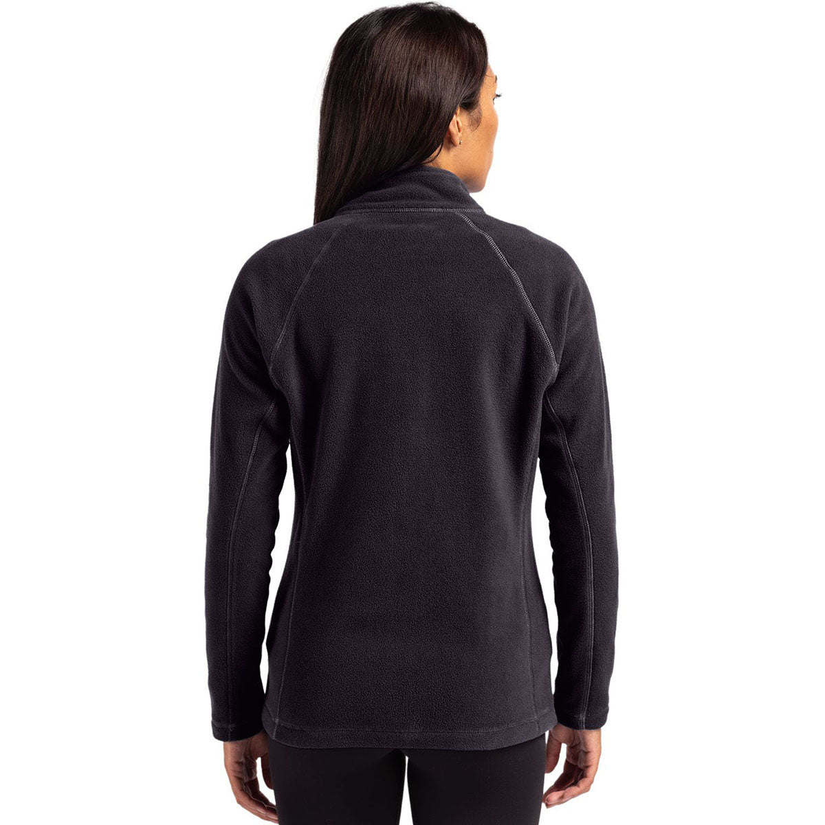 Clique Clique Women's Black Powder Fleece Full Zip Jacket