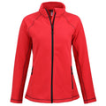 Clique Clique Women's Red Powder Fleece Full Zip Jacket