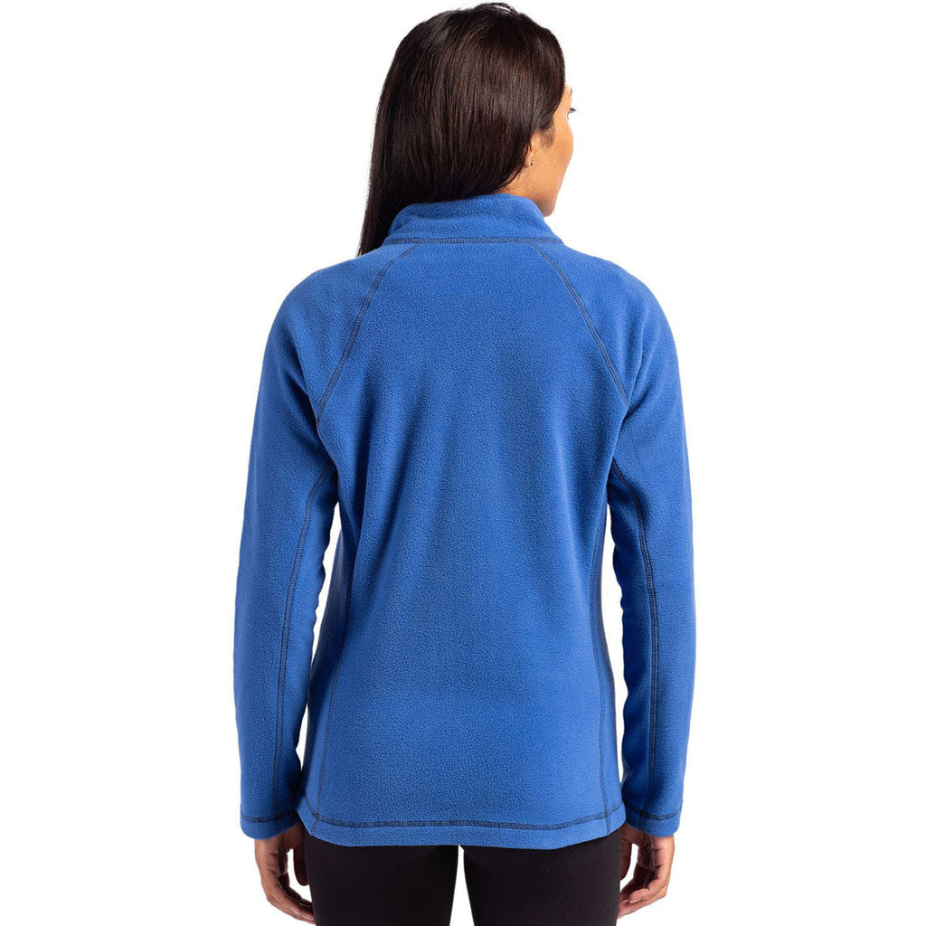 Clique Clique Women's Royal Blue Powder Fleece Full Zip Jacket