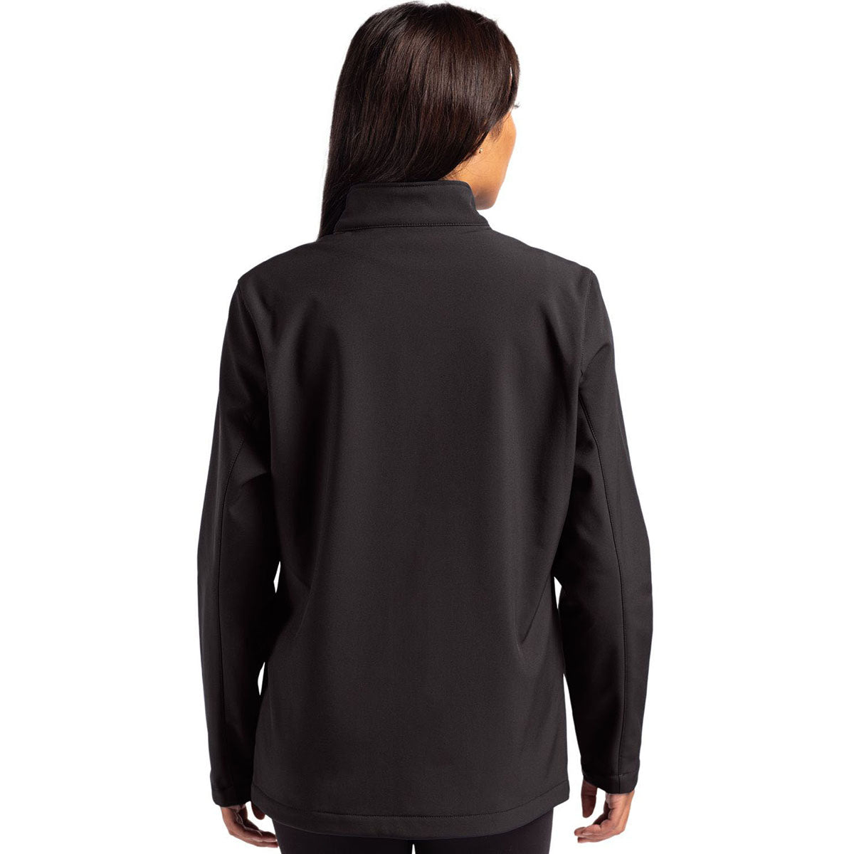 Clique Clique Women's Black/Pure Slate Tempo Stretch Full Zip Softshell Jacket