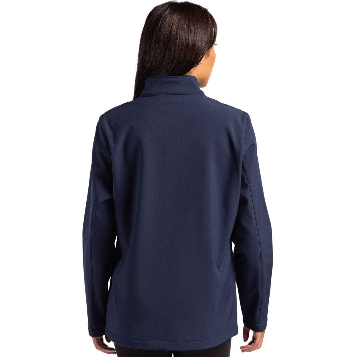 Clique Clique Women's Dark Navy/Pure Slate Tempo Stretch Full Zip Softshell Jacket