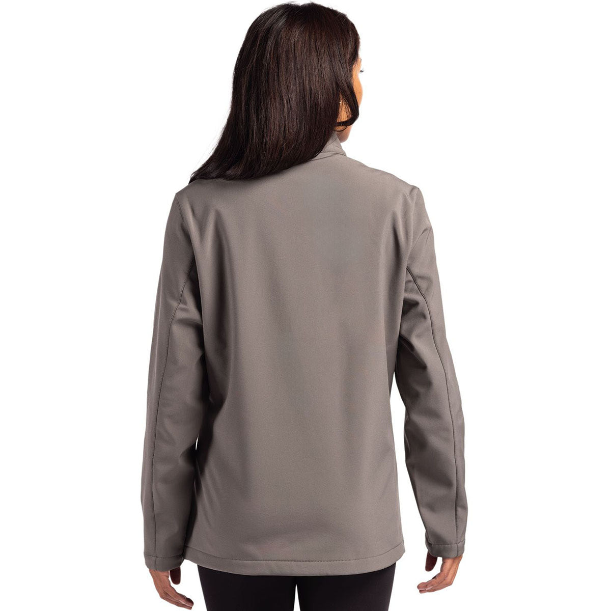 Clique Clique Women's Pure Slate/Black Tempo Stretch Full Zip Softshell Jacket