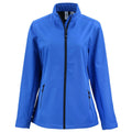 Clique Clique Women's Royal Blue/Black Tempo Stretch Full Zip Softshell Jacket