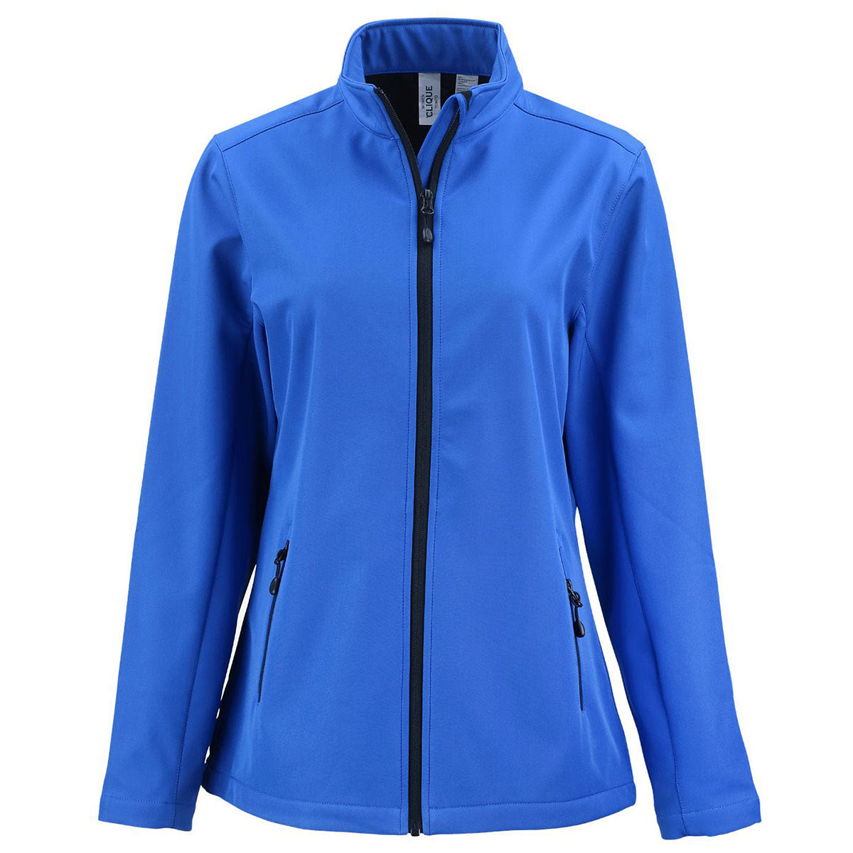 Clique Clique Women's Royal Blue/Black Tempo Stretch Full Zip Softshell Jacket