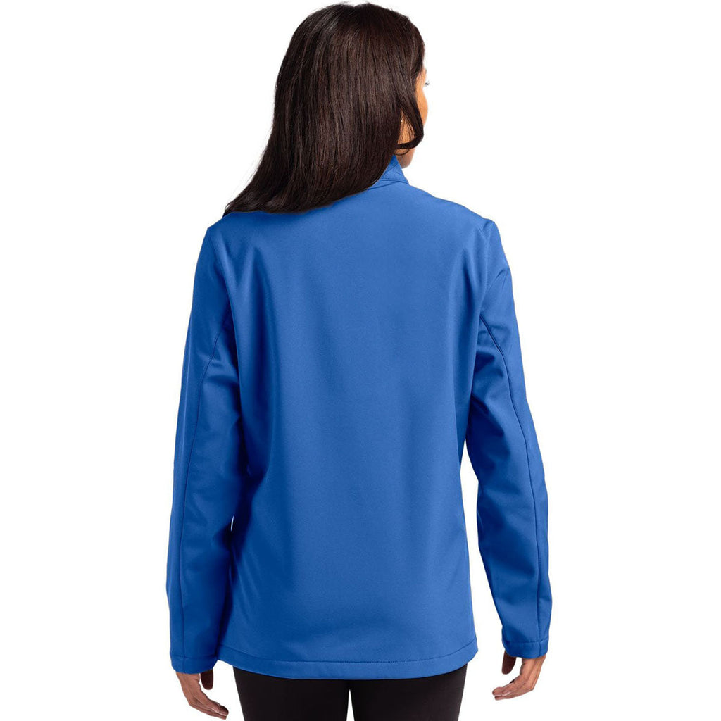Clique Clique Women's Royal Blue/Black Tempo Stretch Full Zip Softshell Jacket
