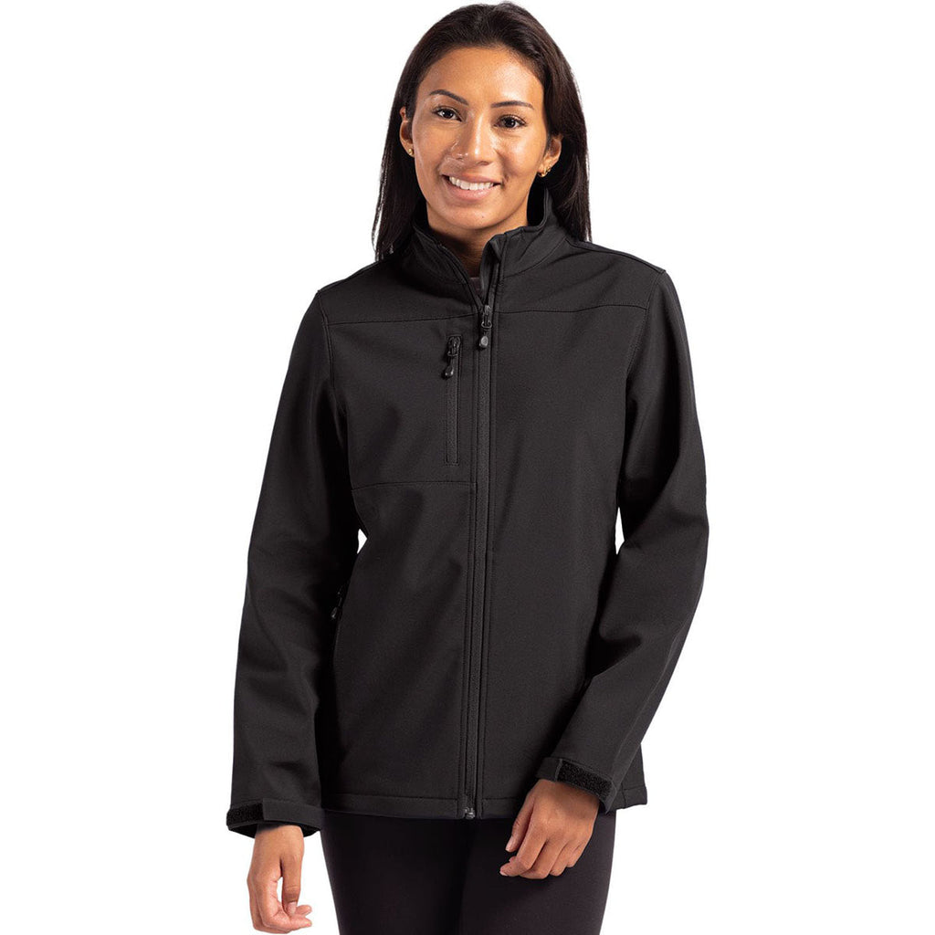 Clique Clique Women's Black Tempest Waterproof Full Zip Softshell Jacket