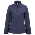 Clique Clique Women's Dark Navy Tempest Waterproof Full Zip Softshell Jacket