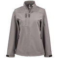 Clique Clique Women's Pure Slate Tempest Waterproof Full Zip Softshell Jacket