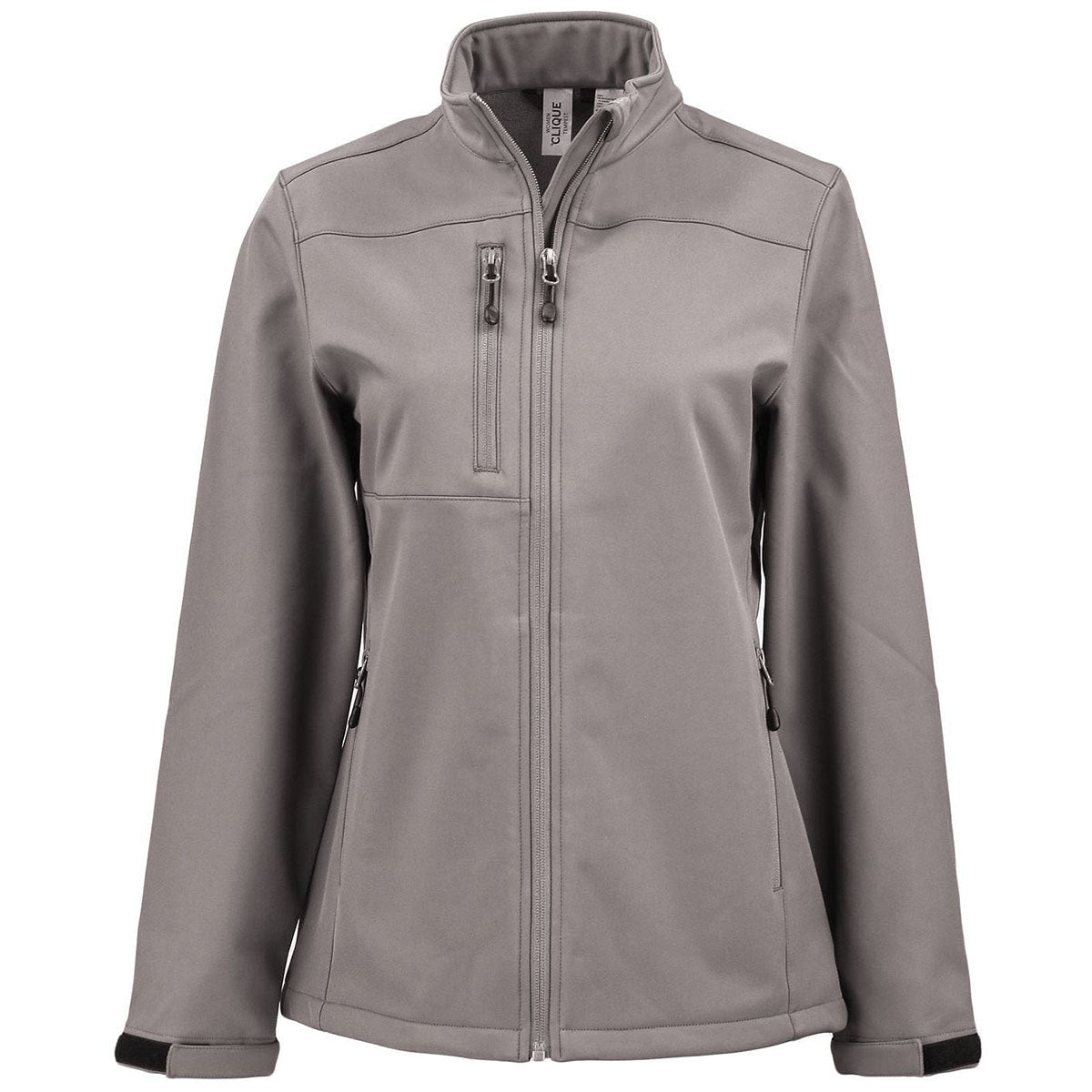 Clique Clique Women's Pure Slate Tempest Waterproof Full Zip Softshell Jacket