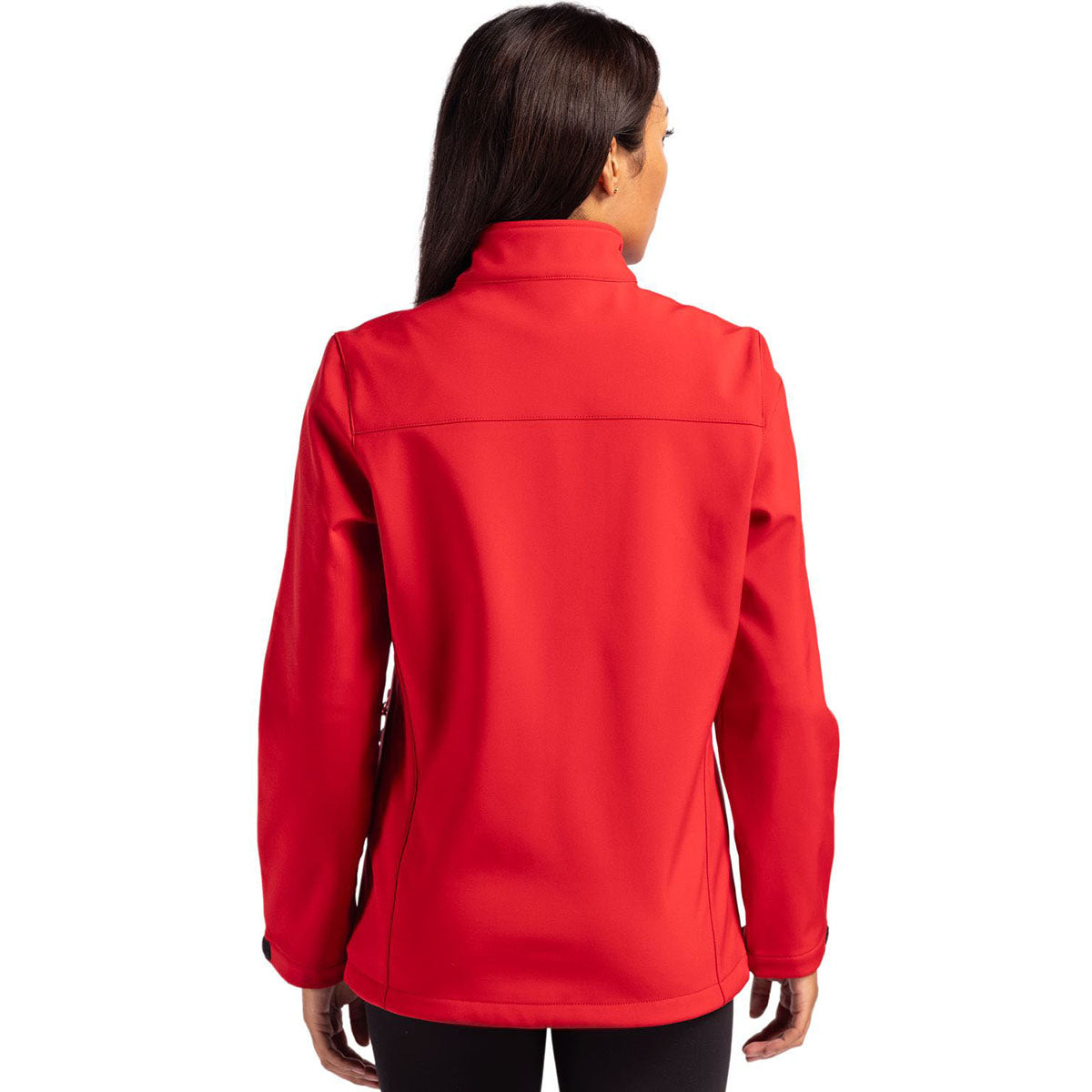 Clique Official Clique Women's Red Tempest Waterproof Full Zip Softshell Jacket