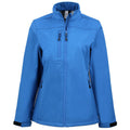 Clique Clique Women's Royal Blue Tempest Waterproof Full Zip Softshell Jacket