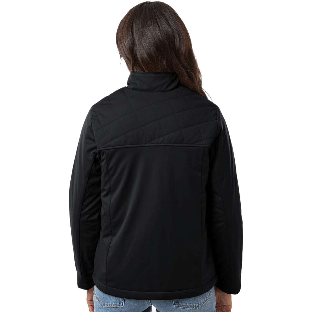 Harriton Authentic Harriton Women's Black Guardian Insulated Utility Jacket