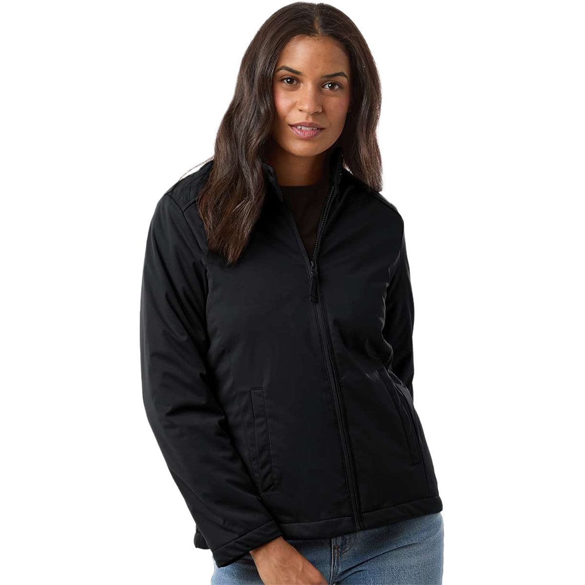 Harriton Authentic Harriton Women's Black Guardian Insulated Utility Jacket