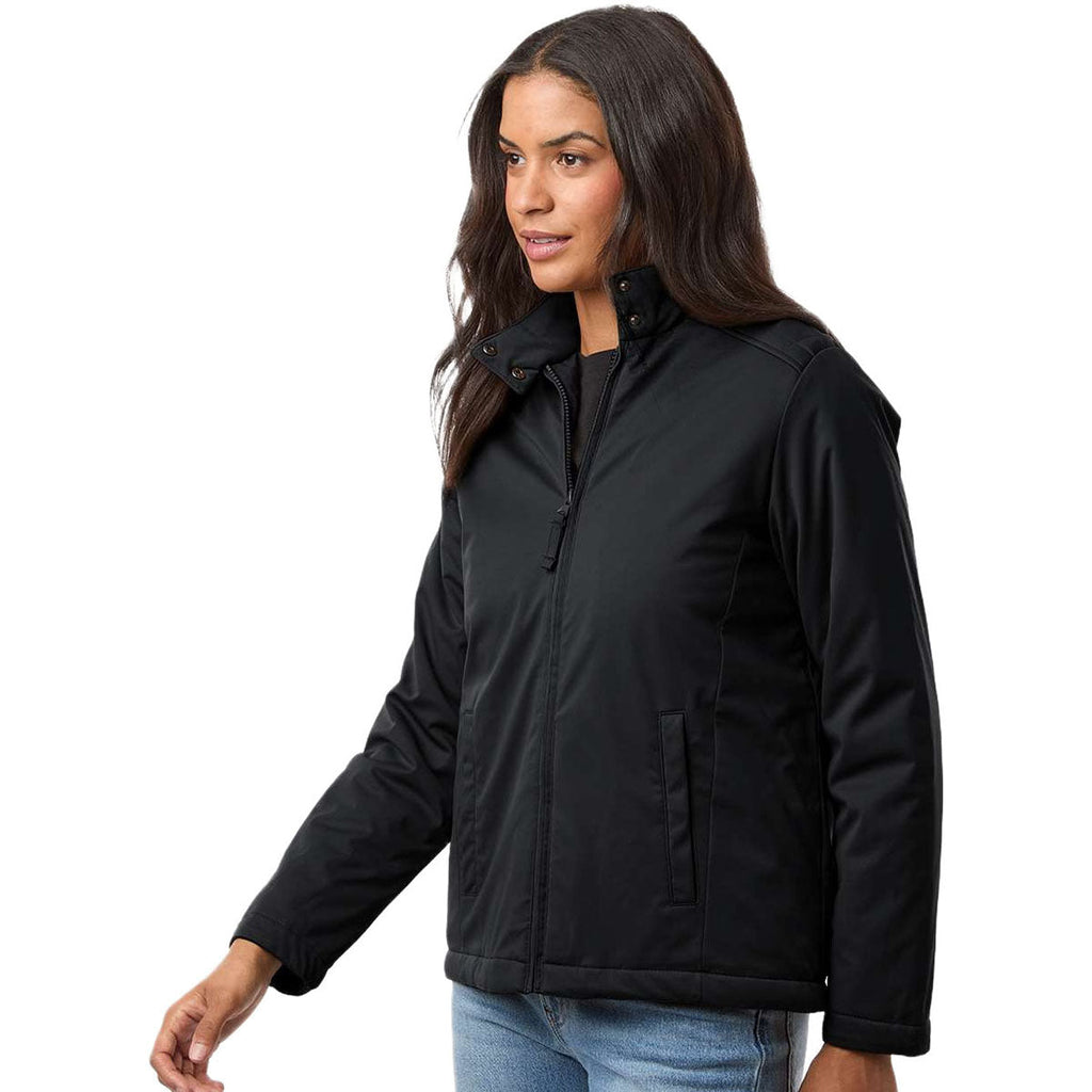 Harriton Authentic Harriton Women's Black Guardian Insulated Utility Jacket