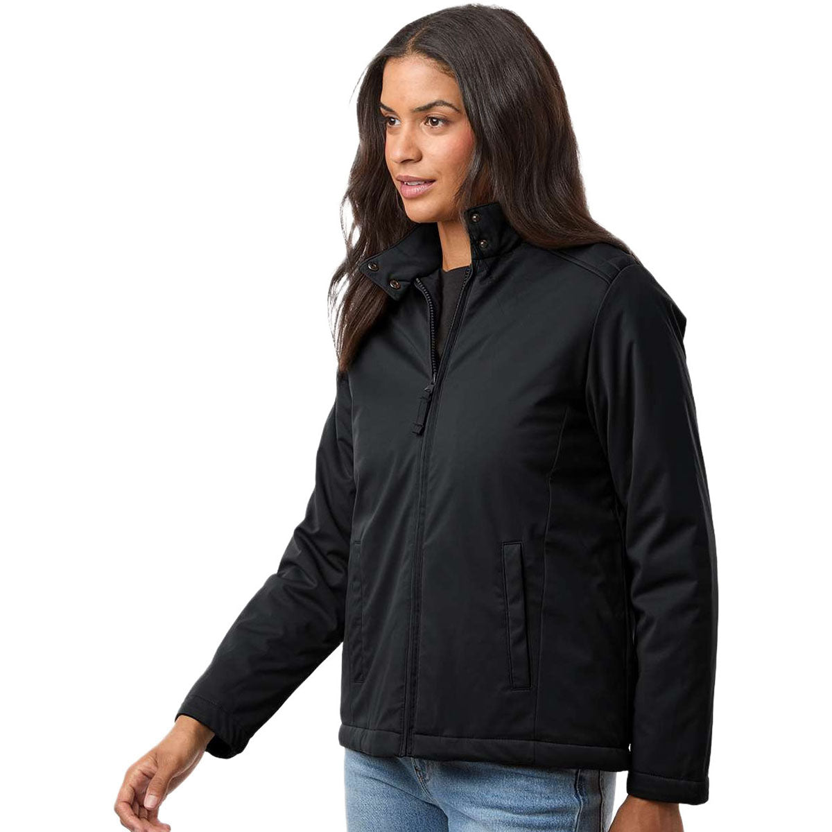Harriton Authentic Harriton Women's Black Guardian Insulated Utility Jacket