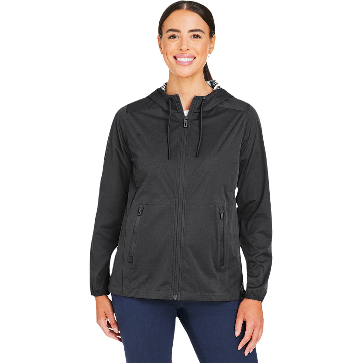 North End Official North End Women's Carbon Heather Network Lightweight Jacket