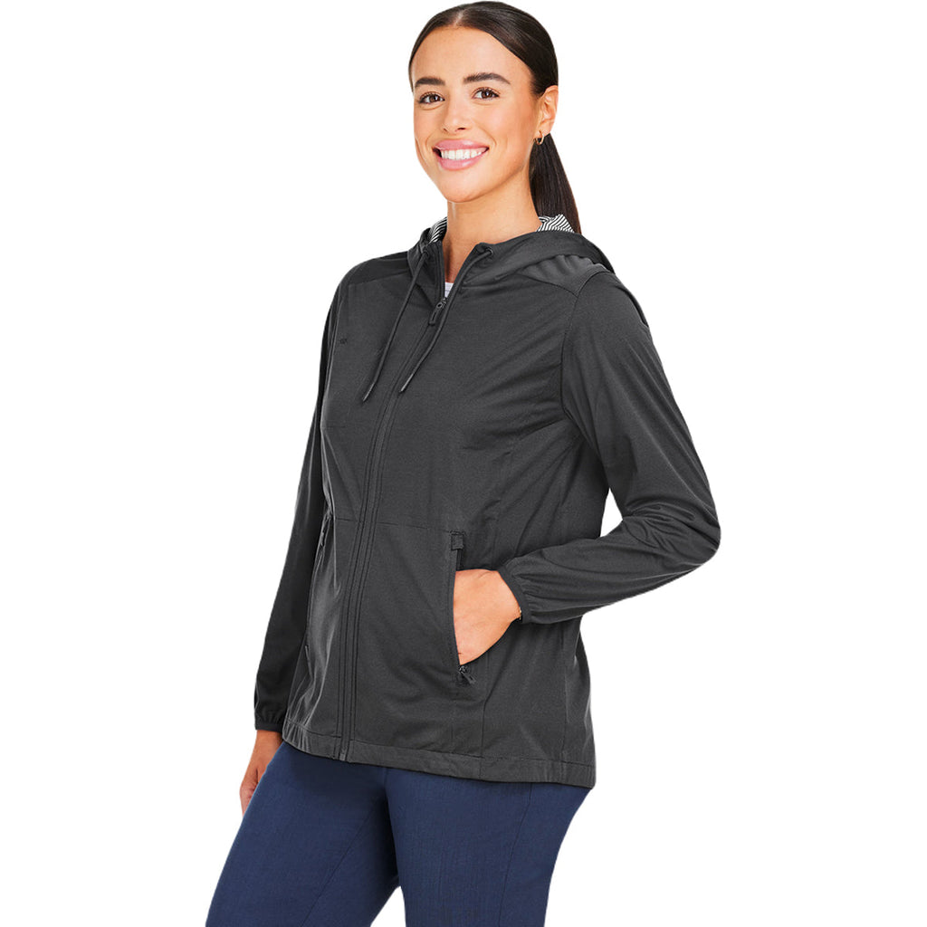 North End Official North End Women's Carbon Heather Network Lightweight Jacket