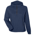 North End North End Women's Classic Navy/Carbon Aura Lightweight Packable Anorak