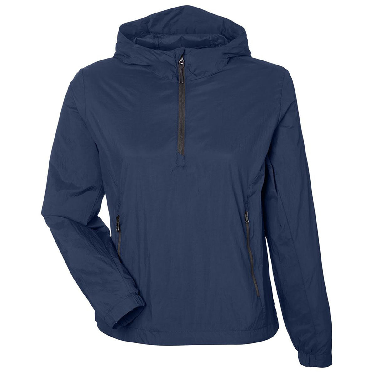 North End North End Women's Classic Navy/Carbon Aura Lightweight Packable Anorak