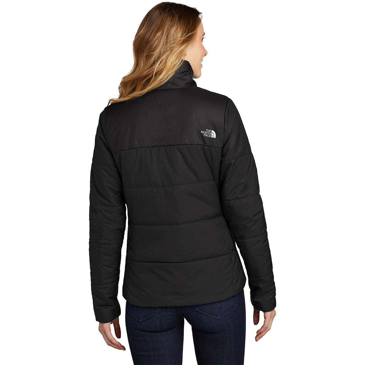 The North Face Authentic The North Face Women's TNF Black Chest Logo Everyday Insulated Jacket
