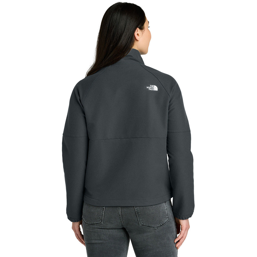 The North Face Authentic The North Face Women's Asphalt Grey Dark Heather Barr Lake Soft Shell Jacket