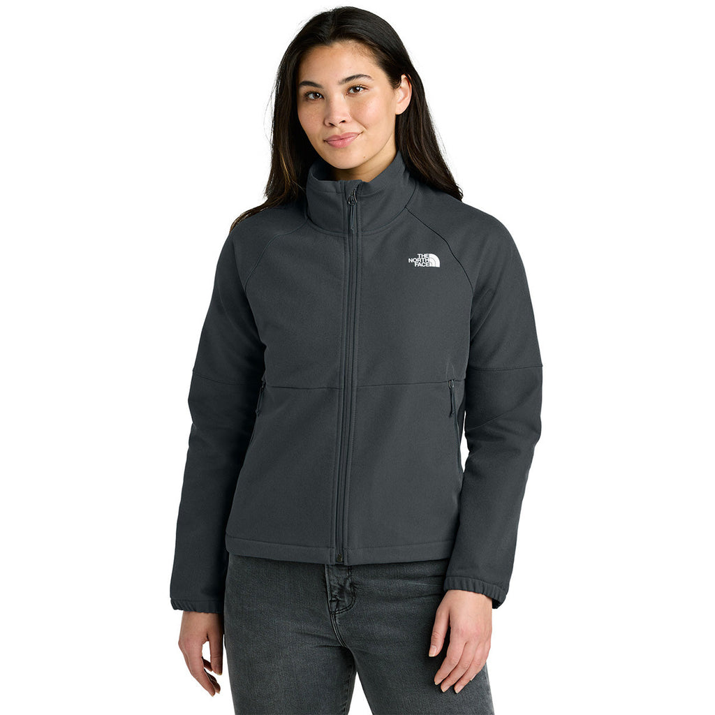 The North Face Authentic The North Face Women's Asphalt Grey Dark Heather Barr Lake Soft Shell Jacket