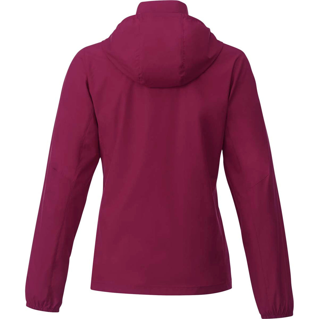 Elevate Elevate Women's Maroon Toba Packable Jacket