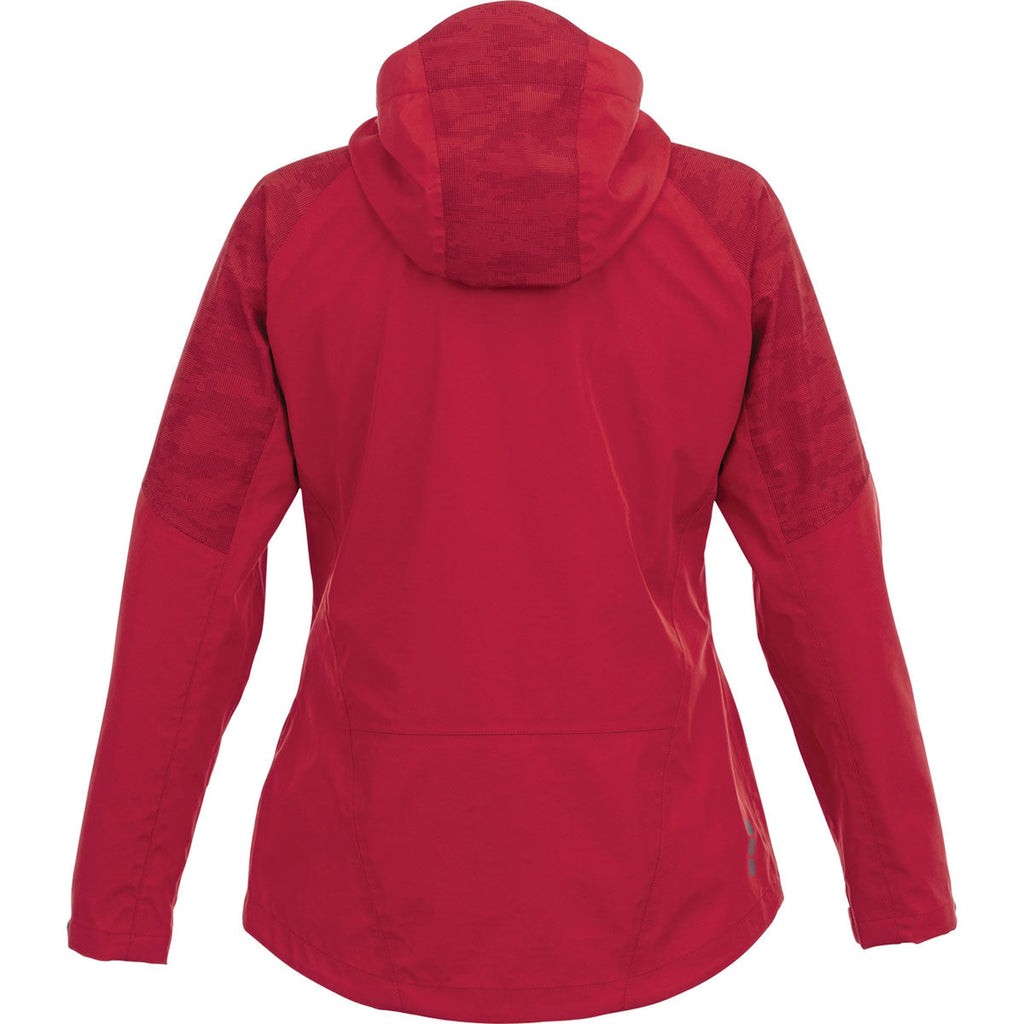 Elevate Classic Elevate Women's Vintage Red Index Softshell Jacket