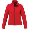 Elevate Authentic Elevate Women's Team Red Karmine Softshell Jacket