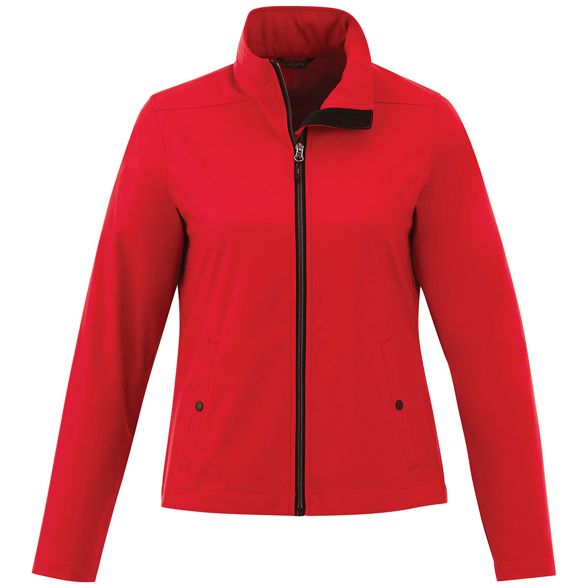 Elevate Authentic Elevate Women's Team Red Karmine Softshell Jacket