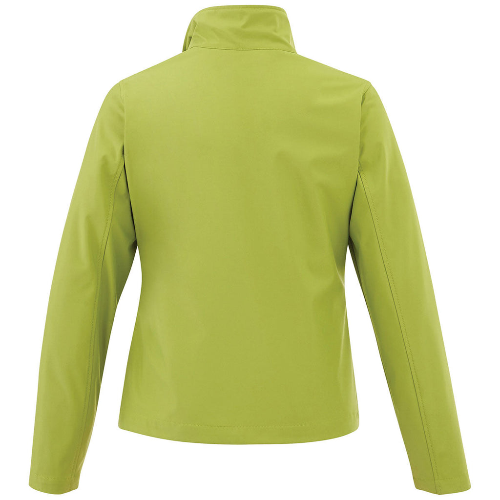 Elevate Premium Elevate Women's Dark Citron Green Karmine Softshell Jacket