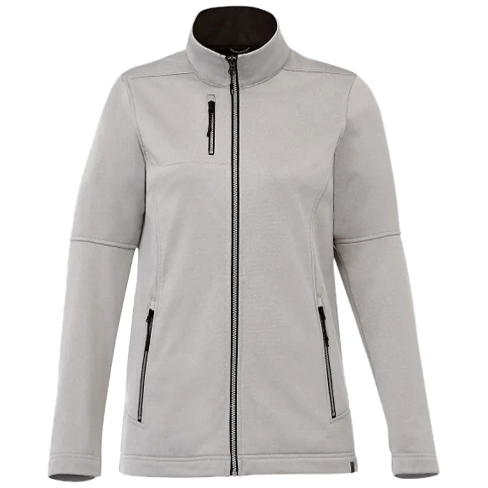 Elevate Classic Elevate Women's Silver Heather Joris Eco Softshell Jacket