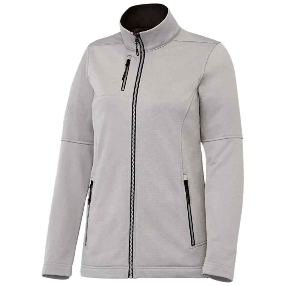 Elevate Classic Elevate Women's Silver Heather Joris Eco Softshell Jacket