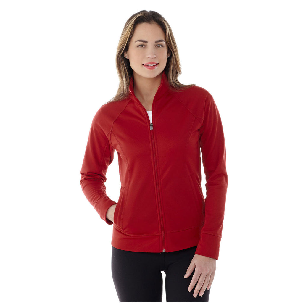 Elevate Elevate Women's Sport Red Okapi Knit Jacket