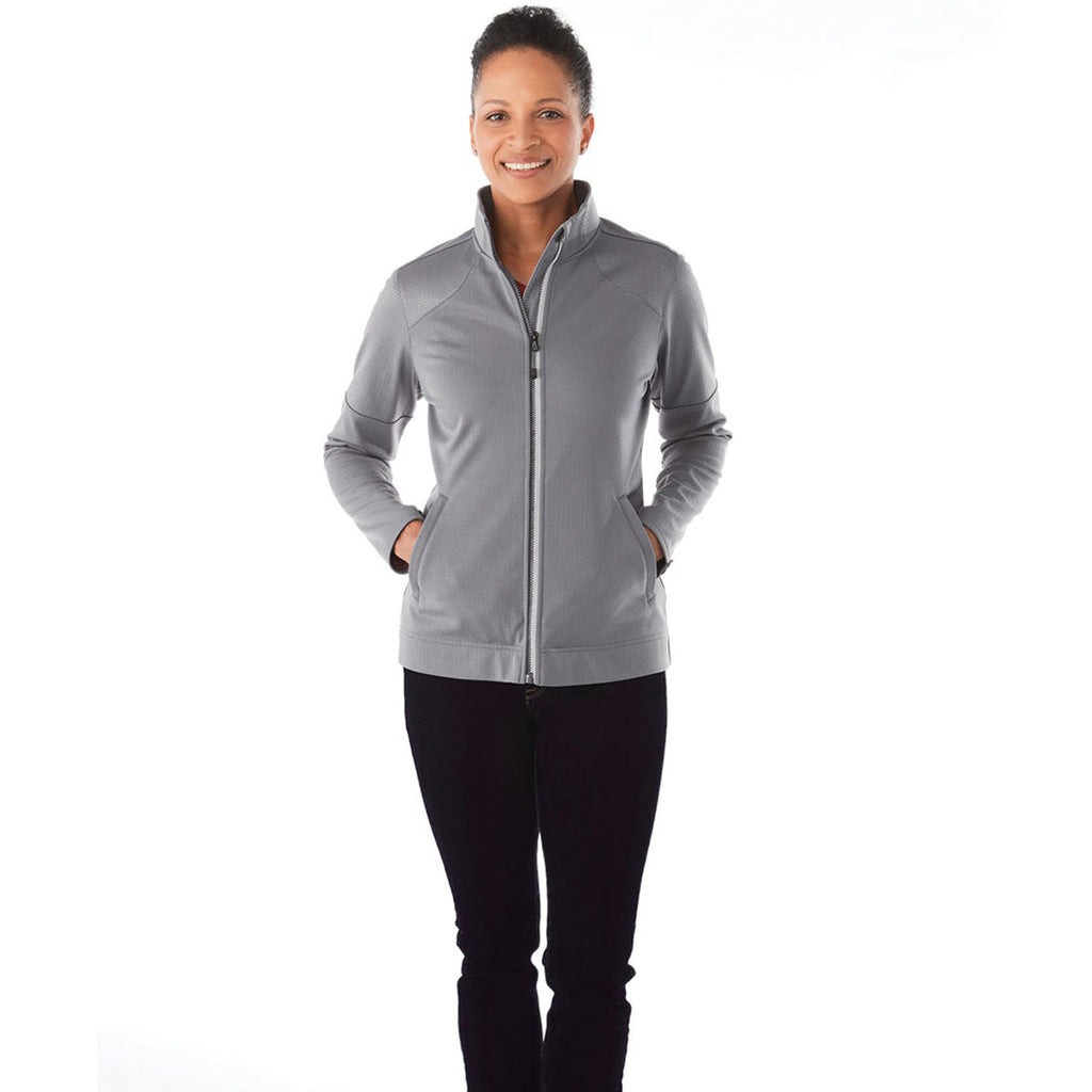 Elevate Authentic Elevate Women's Steel Grey Senger Knit Jacket