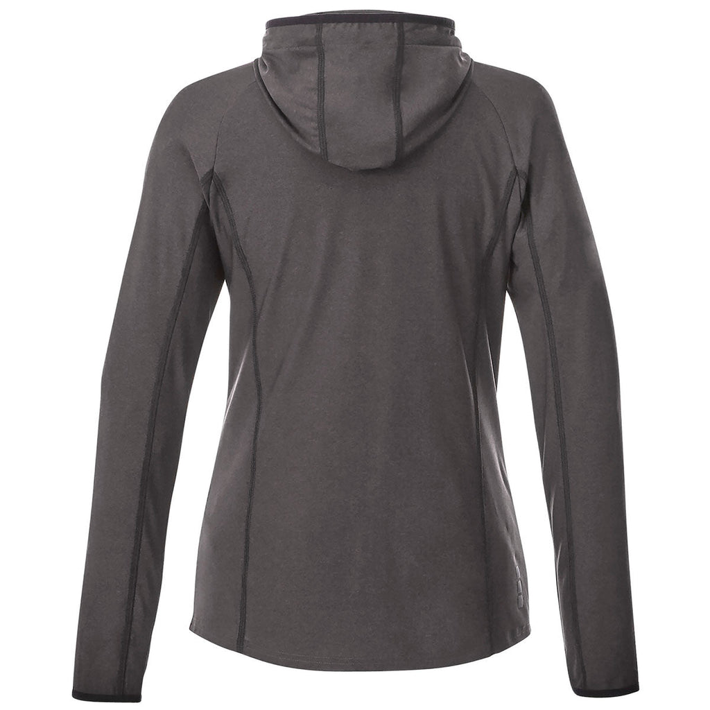 Elevate Authentic Elevate Women's Black Smoke Heather Kaiser Knit Jacket