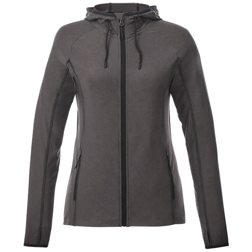Elevate Authentic Elevate Women's Black Smoke Heather Kaiser Knit Jacket