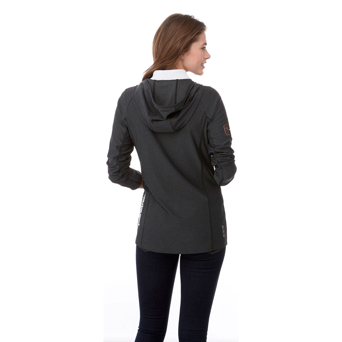 Elevate Authentic Elevate Women's Black Smoke Heather Kaiser Knit Jacket
